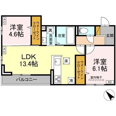 千葉県千葉市若葉区都賀２ 都賀駅 2LDK アパート 賃貸物件詳細