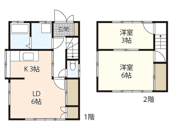 広島県広島市東区矢賀２ 広島駅 2LDK 一戸建て 賃貸物件詳細