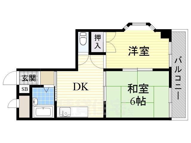 大阪府大阪市旭区大宮１ 千林大宮駅 2DK マンション 賃貸物件詳細