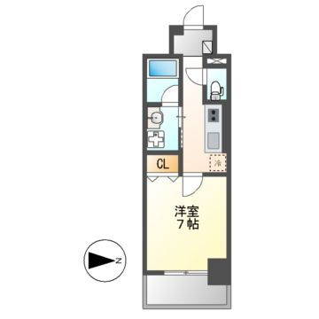 ＲＡＦＦＬＥ　ＯＺＯＮＥＩＩ　－Ｓｏｕｔｈ　Ｇａｒｄｅｎ－ 7階 1K 賃貸物件詳細