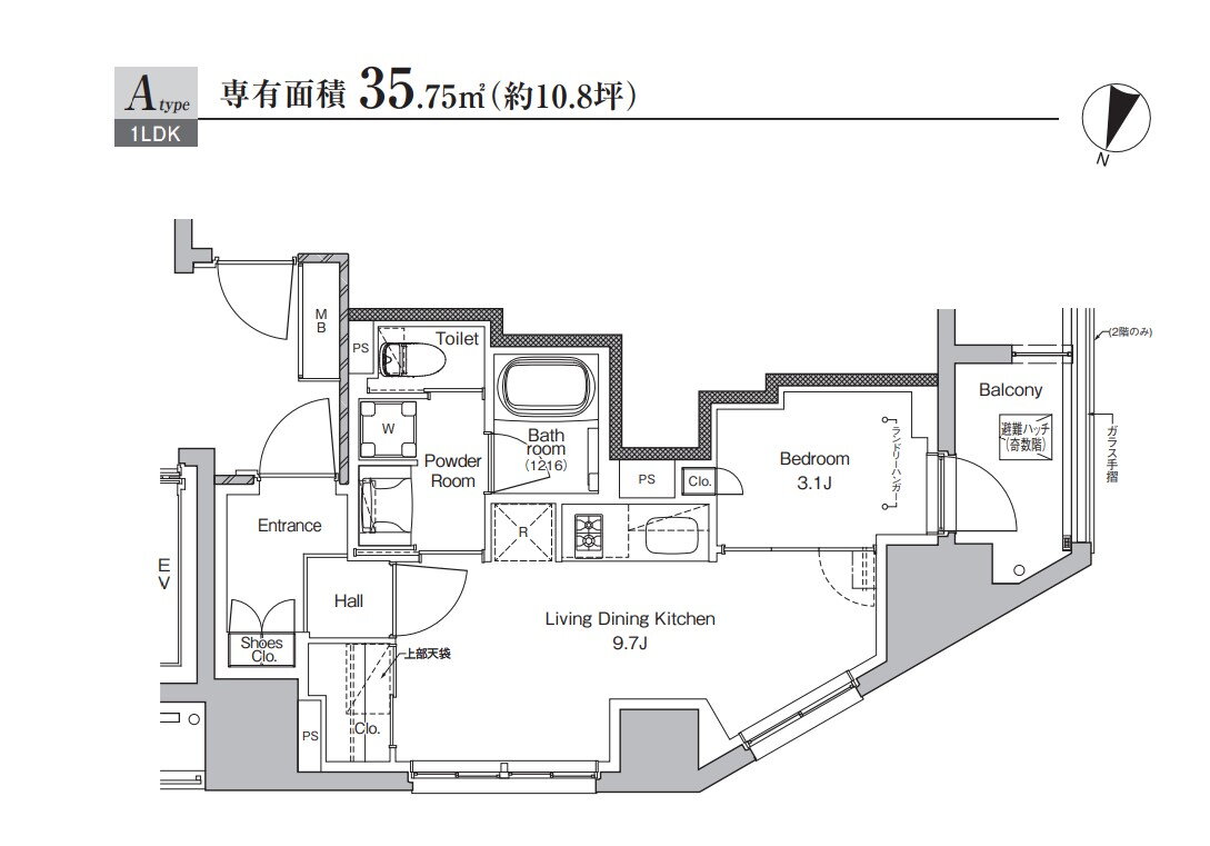 マークス横浜戸部 8階 1LDK 賃貸物件詳細