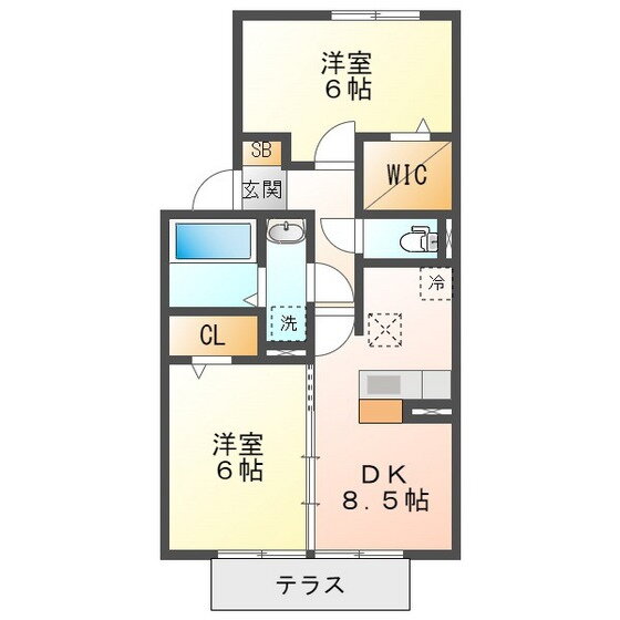 三重県三重郡菰野町大字菰野 菰野駅 2DK アパート 賃貸物件詳細