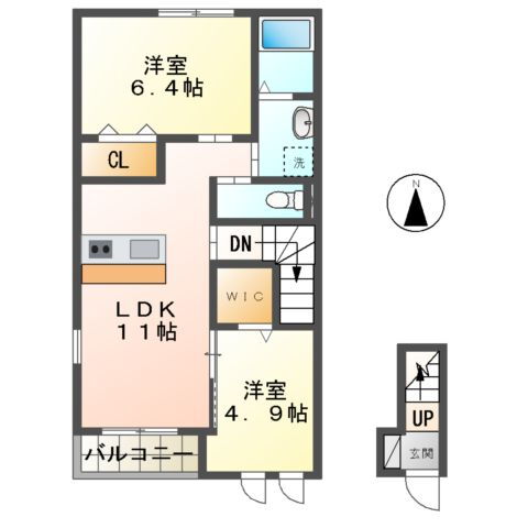 石川県金沢市大額１ 乙丸駅 2LDK アパート 賃貸物件詳細