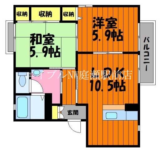 岡山県総社市井手 東総社駅 2LDK アパート 賃貸物件詳細