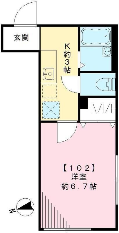 東京都世田谷区桜３ 経堂駅 1K アパート 賃貸物件詳細