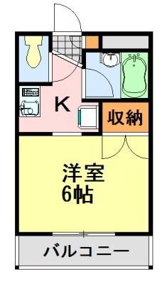 千葉県千葉市中央区白旗２ 蘇我駅 1K マンション 賃貸物件詳細