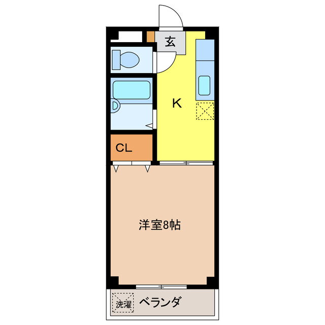 シャンブル高野 1階 1K 賃貸物件詳細