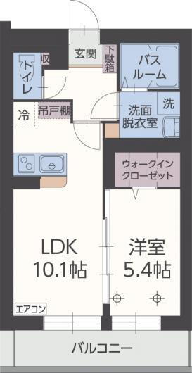 メルキオール 4階 1LDK 賃貸物件詳細