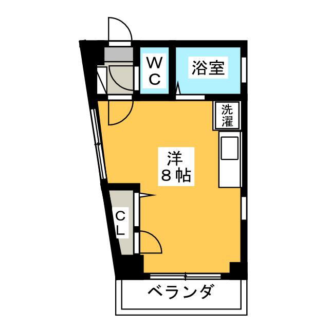 エストバレー 2階 ワンルーム 賃貸物件詳細