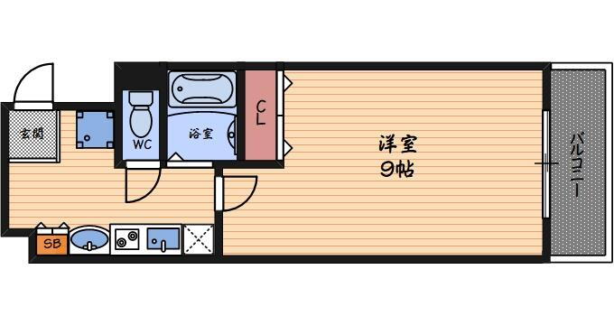 大阪府大阪市福島区海老江５ 海老江駅 1K マンション 賃貸物件詳細