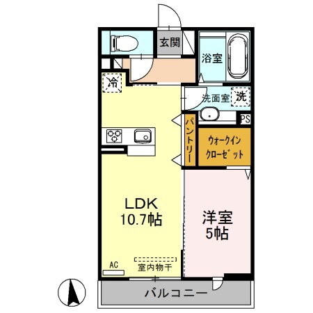 新潟県長岡市喜多町 長岡駅 1LDK アパート 賃貸物件詳細