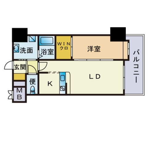 福岡県福岡市博多区博多駅前２ 博多駅 1LDK マンション 賃貸物件詳細