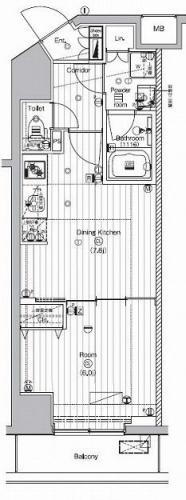 東京都渋谷区大山町 代々木上原駅 1DK マンション 賃貸物件詳細
