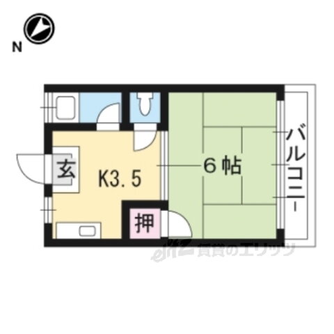 滋賀県草津市平井３ 草津駅 1K アパート 賃貸物件詳細