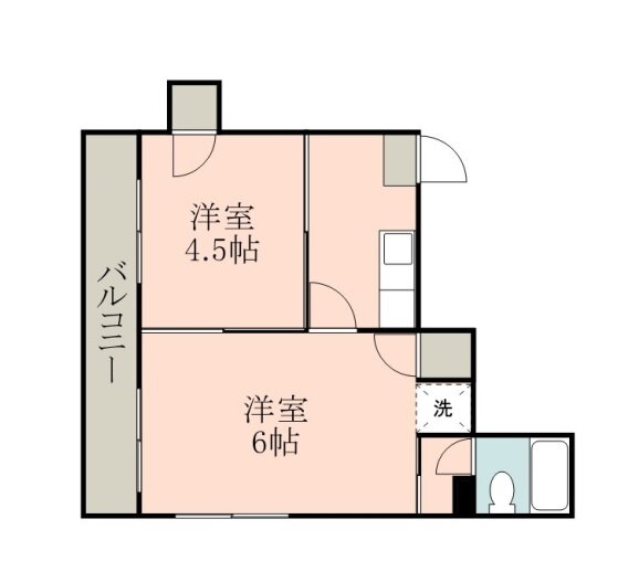 鹿児島県鹿児島市南林寺町 いづろ通駅 2K マンション 賃貸物件詳細