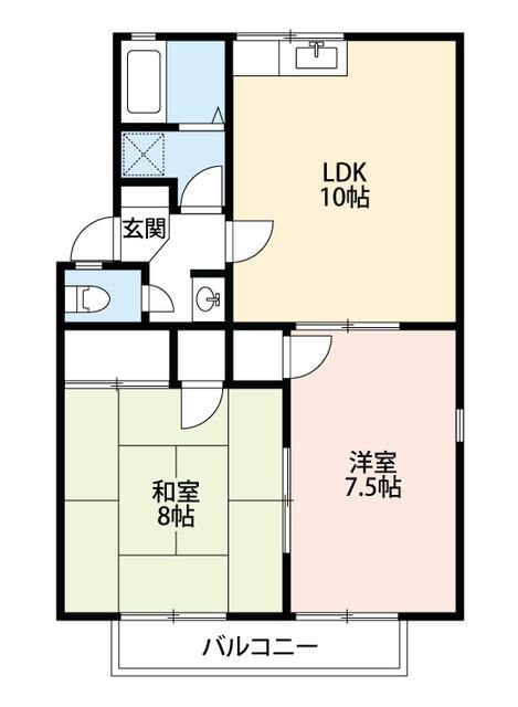 長野県長野市篠ノ井布施高田 篠ノ井駅 2LDK アパート 賃貸物件詳細