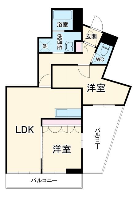 リブウッド大阪城 3階 2LDK 賃貸物件詳細