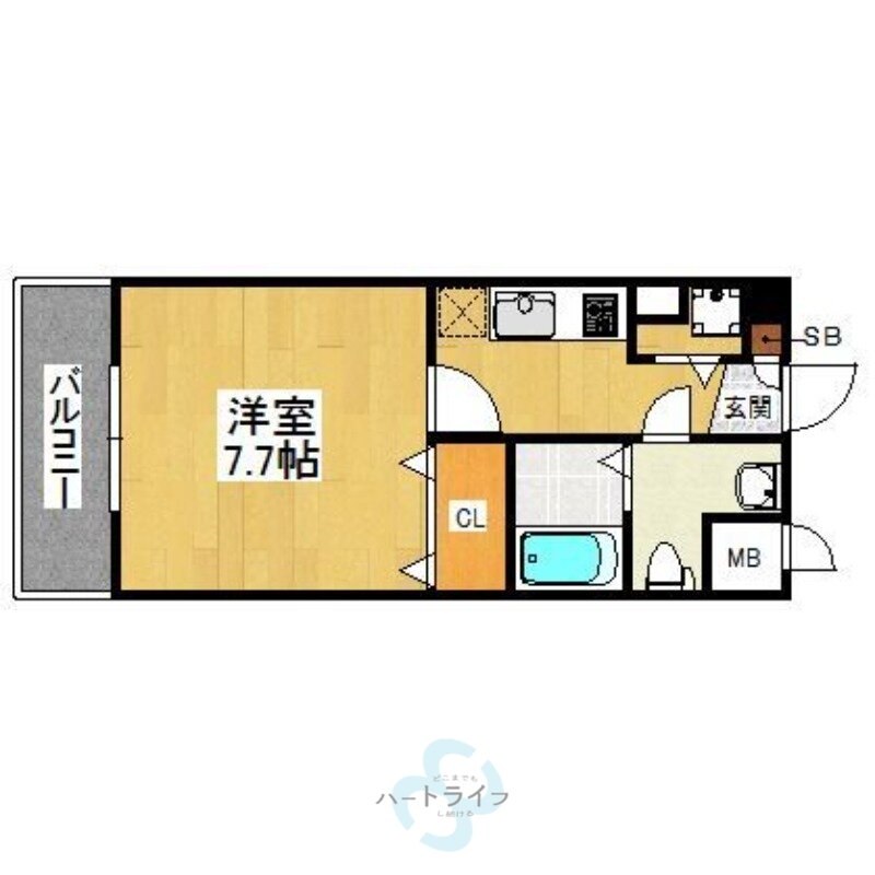 福岡県福岡市博多区綱場町 中洲川端駅 1K マンション 賃貸物件詳細