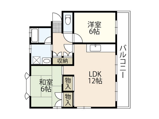 広島県広島市西区庚午中４ 古江駅 2LDK マンション 賃貸物件詳細