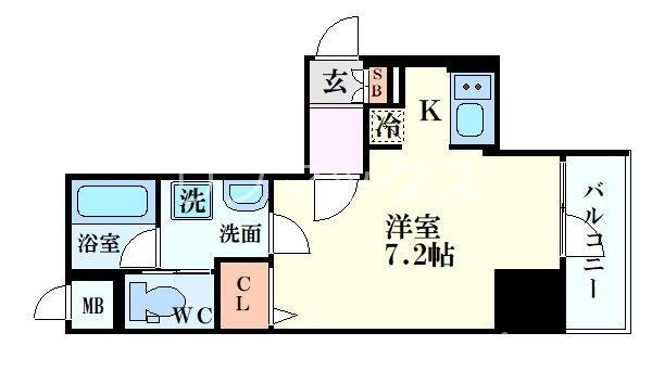 大阪府大阪市中央区南新町２ 谷町四丁目駅 1K マンション 賃貸物件詳細