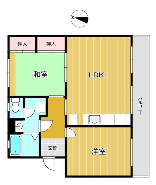福岡県福岡市早良区四箇田団地 次郎丸駅 2LDK マンション 賃貸物件詳細