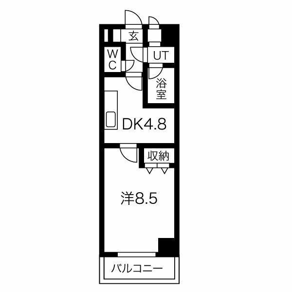 愛知県一宮市栄１ 名鉄一宮駅 1DK マンション 賃貸物件詳細