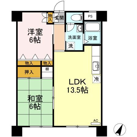 愛知県豊橋市東脇３ 豊橋駅 2LDK マンション 賃貸物件詳細