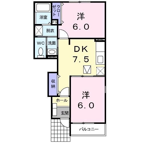 岐阜県安八郡安八町北今ケ渕 岐阜羽島駅 2DK アパート 賃貸物件詳細