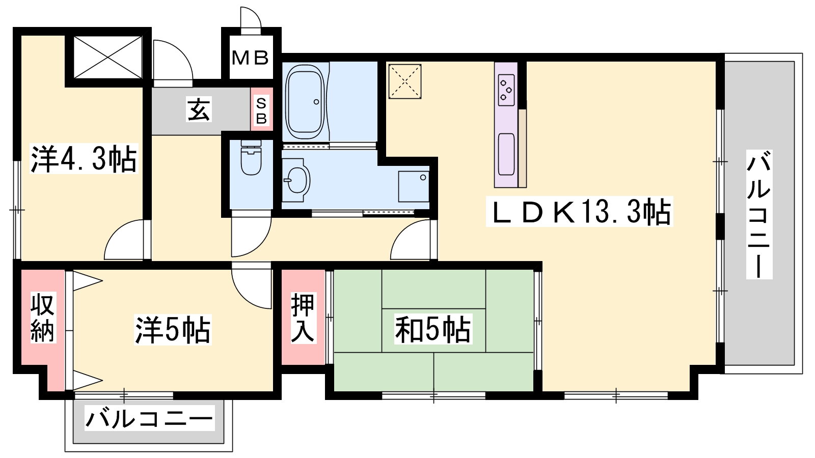 兵庫県姫路市安田１ 手柄駅 3LDK マンション 賃貸物件詳細