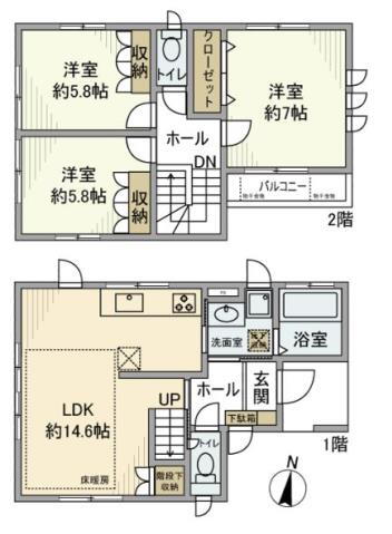 神奈川県藤沢市高倉 長後駅 3LDK 一戸建て 賃貸物件詳細