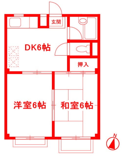 神奈川県横浜市鶴見区平安町１ 鶴見市場駅 2DK マンション 賃貸物件詳細