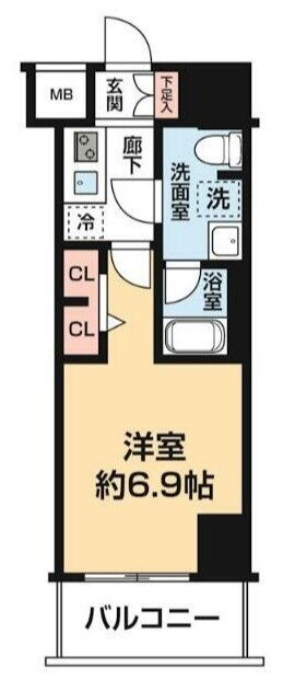 スパシエ東神奈川 3階 1K 賃貸物件詳細