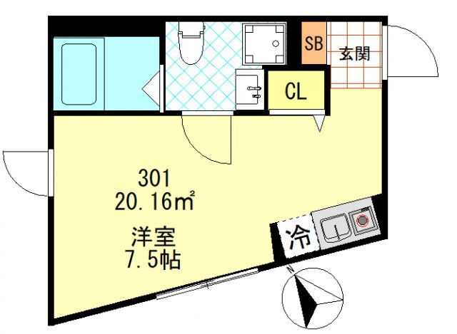 ＯＮＥＮＥＳＳ新井 3階 ワンルーム 賃貸物件詳細