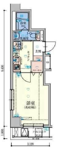 東京都墨田区立川３ 菊川駅 1K マンション 賃貸物件詳細