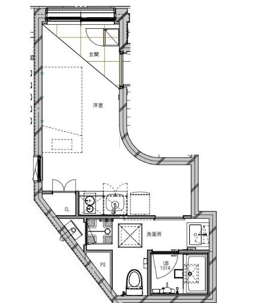 東京都中野区江原町２ 新江古田駅 ワンルーム マンション 賃貸物件詳細