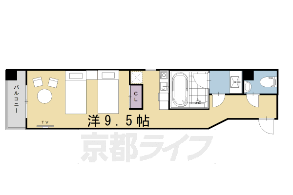 京都府京都市中京区朝倉町 京都市役所前駅 1K マンション 賃貸物件詳細