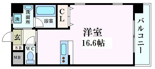 ミロワール舟入 8階 ワンルーム 賃貸物件詳細