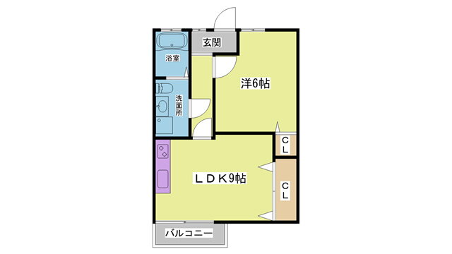 富井マンション 1階 1LDK 賃貸物件詳細