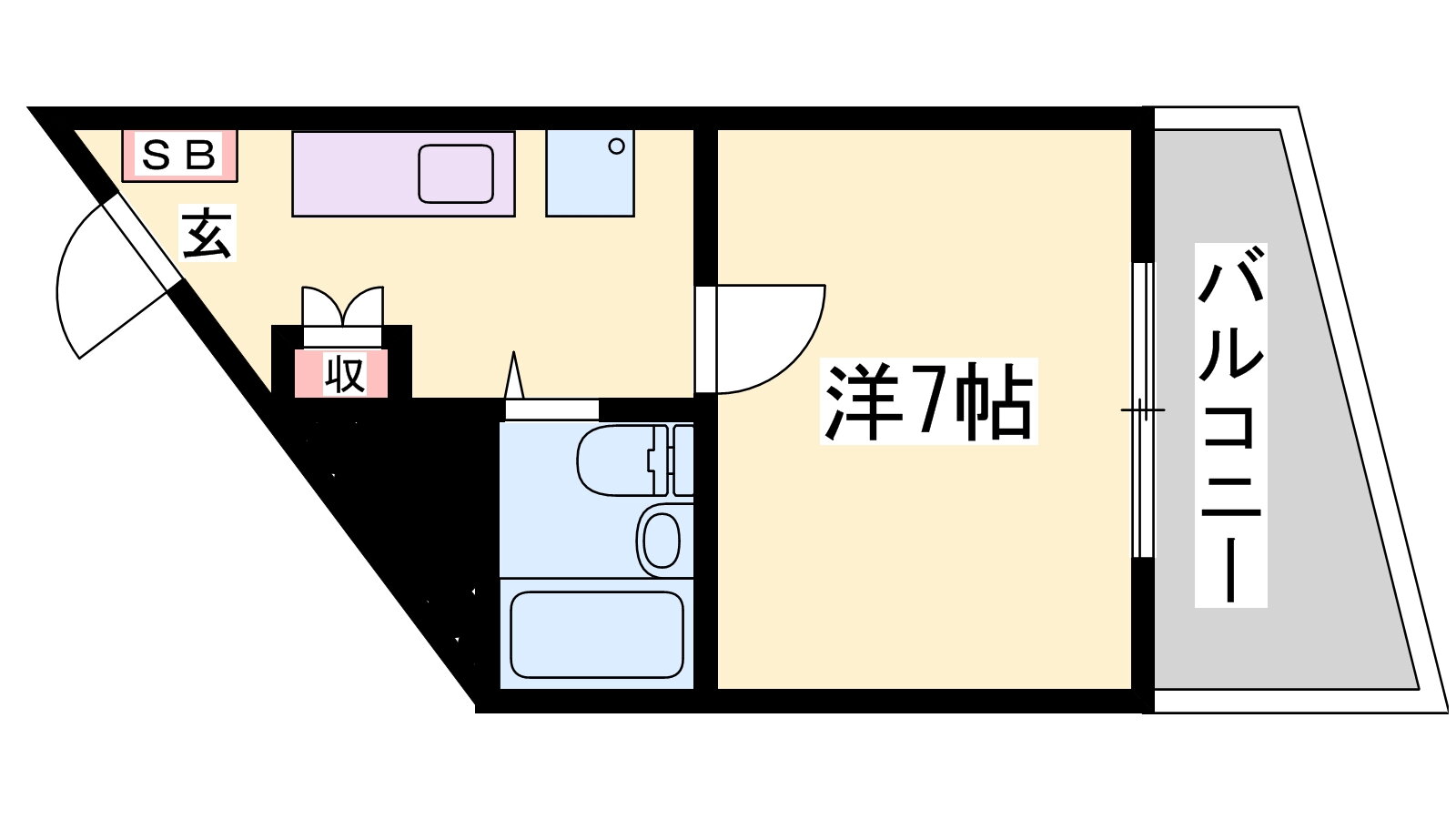 兵庫県姫路市山吹２ 余部駅 1K マンション 賃貸物件詳細