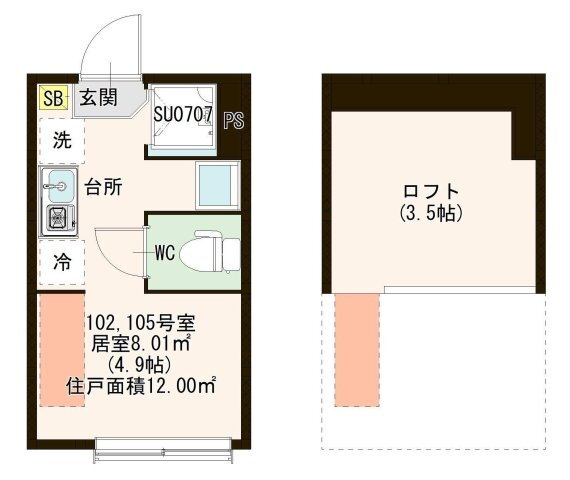 東京都江戸川区東小岩５ 小岩駅 ワンルーム アパート 賃貸物件詳細