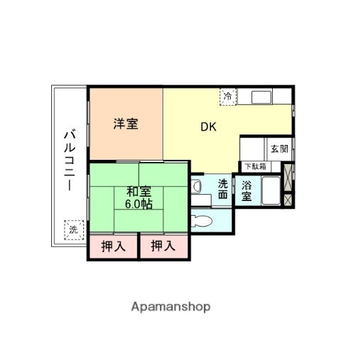 富山県富山市中市１ 不二越駅 2DK マンション 賃貸物件詳細
