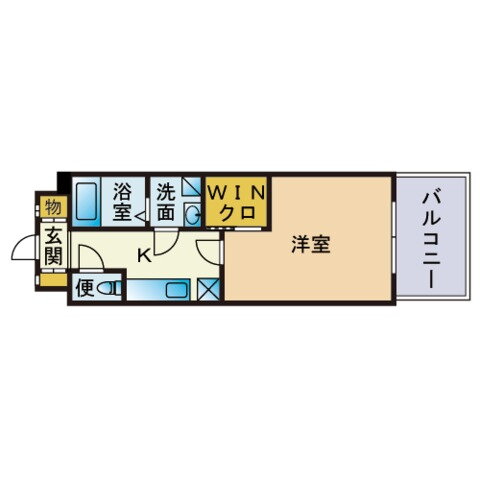 福岡県福岡市博多区比恵町 東比恵駅 1K マンション 賃貸物件詳細