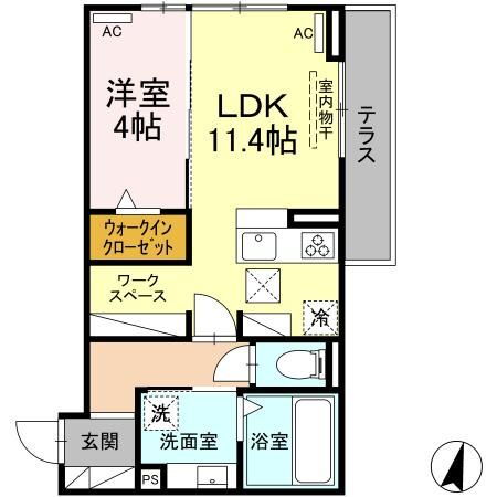 メゾン・ド・エール 3階 1LDK 賃貸物件詳細