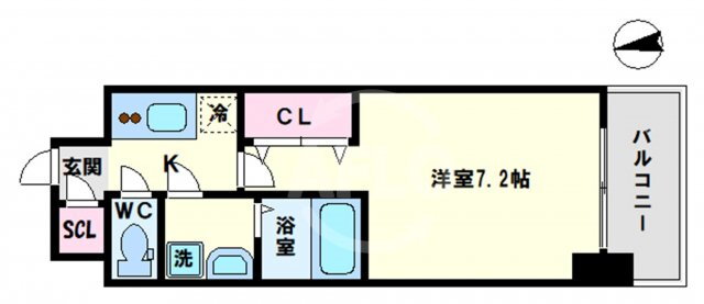 大阪府大阪市東成区大今里西３ 今里駅 1K マンション 賃貸物件詳細