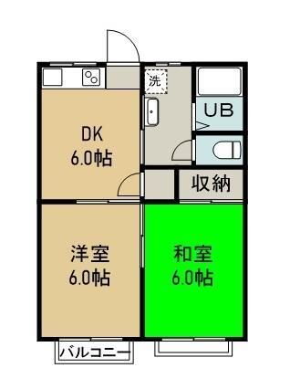 岡山県倉敷市西尾 庭瀬駅 2DK アパート 賃貸物件詳細