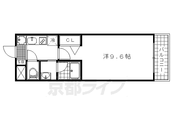 京都府京都市中京区西ノ京中御門東町 円町駅 1K マンション 賃貸物件詳細