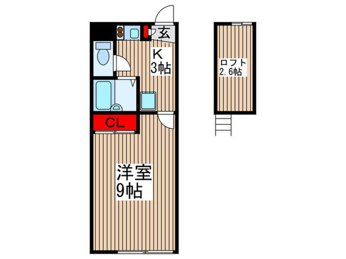 埼玉県川口市在家町 東浦和駅 1K アパート 賃貸物件詳細