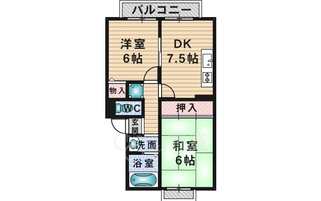大阪府茨木市東太田２ 摂津富田駅 2DK アパート 賃貸物件詳細