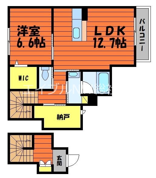 岡山県倉敷市西中新田 倉敷駅 1LDK アパート 賃貸物件詳細