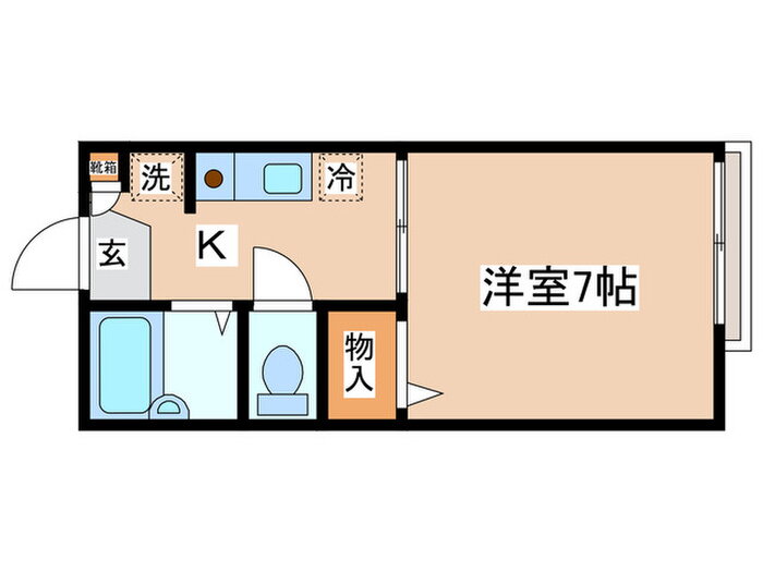 東京都小金井市貫井南町２ 武蔵小金井駅 1K アパート 賃貸物件詳細